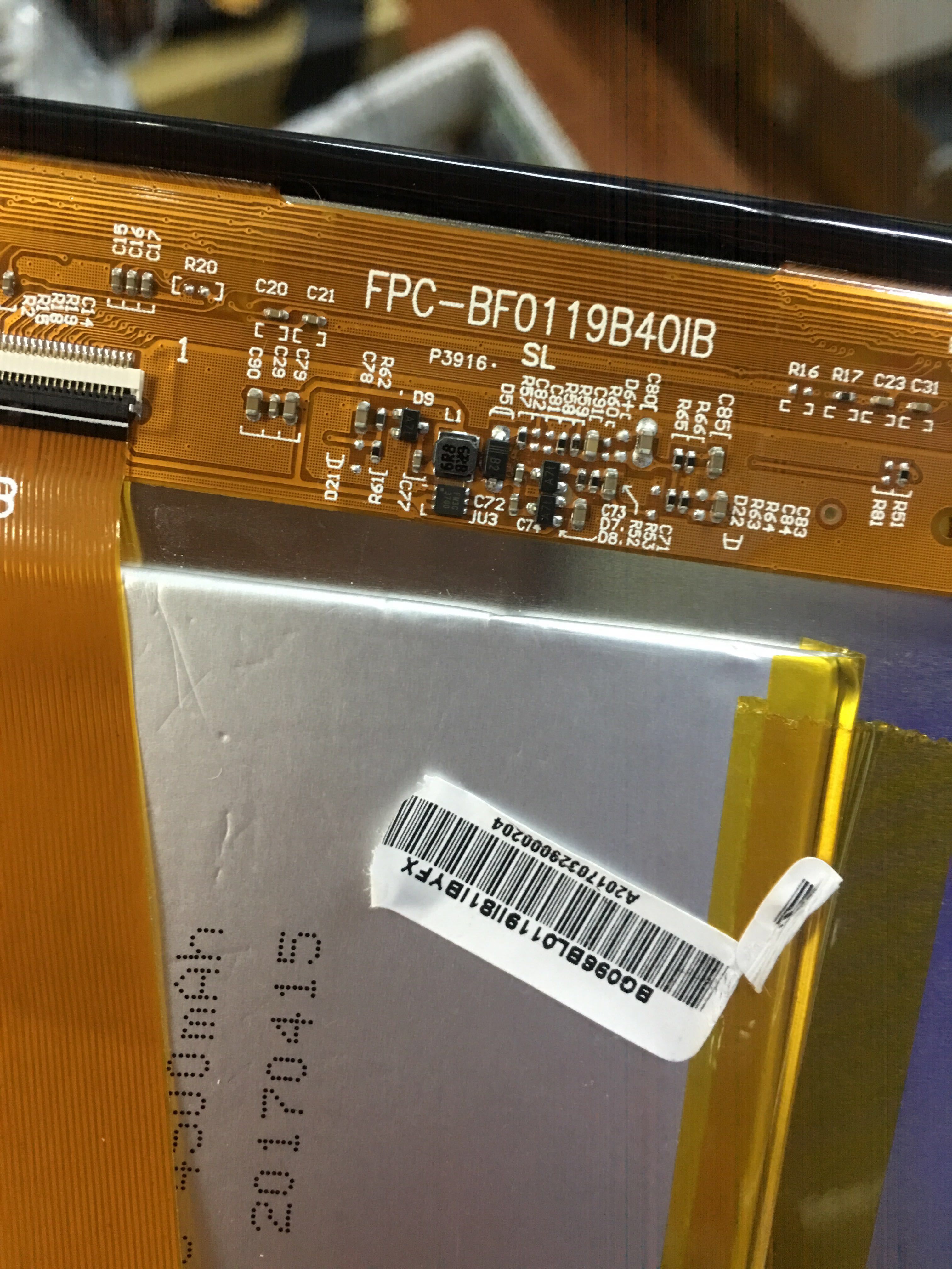 FPC-BF0119B40IA IB 9 6-inch LCD inner screen display outer screen touch