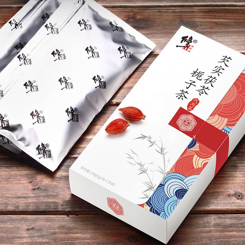 湿气茶芡实茯苓组合茶栀子苦荞袋泡茶包大麦菊花茶薏仁花茶养生茶