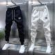 Trendy men's solid color sports sweatpants