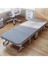 Office lunch break folding bed thickened sponge single recliner household simple hospital escort camp bed nap factory