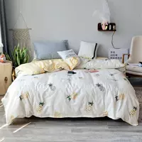 Chăn bông đơn mảnh 100% cotton 1,5mx2.0m chăn đơn ký túc xá 2.0mx2.3m đôi đơn giản chăn điều hòa