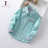 Лонгслив для мальчиков, весенняя осенняя детская рубашка для отдыха, в корейском стиле, подходит для подростков