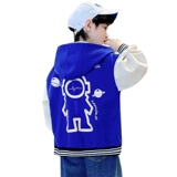 Детская осенняя бейсбольная демисезонная форма для мальчиков, куртка, в западном стиле, подходит для подростков