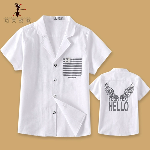Летний детский костюм, рубашка для мальчиков, сезон 2021, подходит для подростков