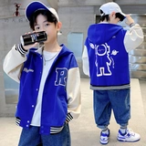 Детская осенняя бейсбольная демисезонная форма для мальчиков, куртка, в западном стиле, подходит для подростков