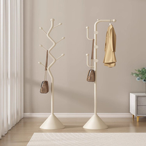 Internet celebrity household vertical clothes rack floor-standing bedroom entrance cream style indoor coat rack living room simple clothes rack