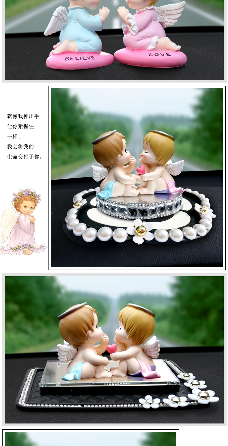 Sáng tạo dễ thương thiên thần búp bê xe hơi nước hoa trang trí xe hoạt hình nước hoa ghế ngồi xe hơi hương liệu trang trí đệm ghế ô tô