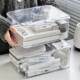 Transparent desktop stationery storage box large capacity student