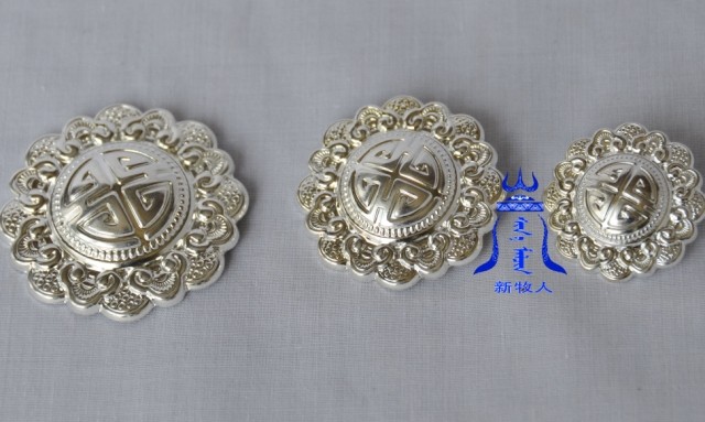 Saddle bubble White copper silver plated saddle bubble saddle supplies New shepherd traditional harness supplies