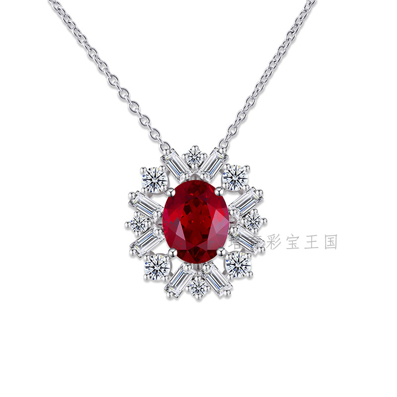 💎时尚复古百搭红宝石项链,彰显你的独特魅力💎-颈饰-淘宝好物网