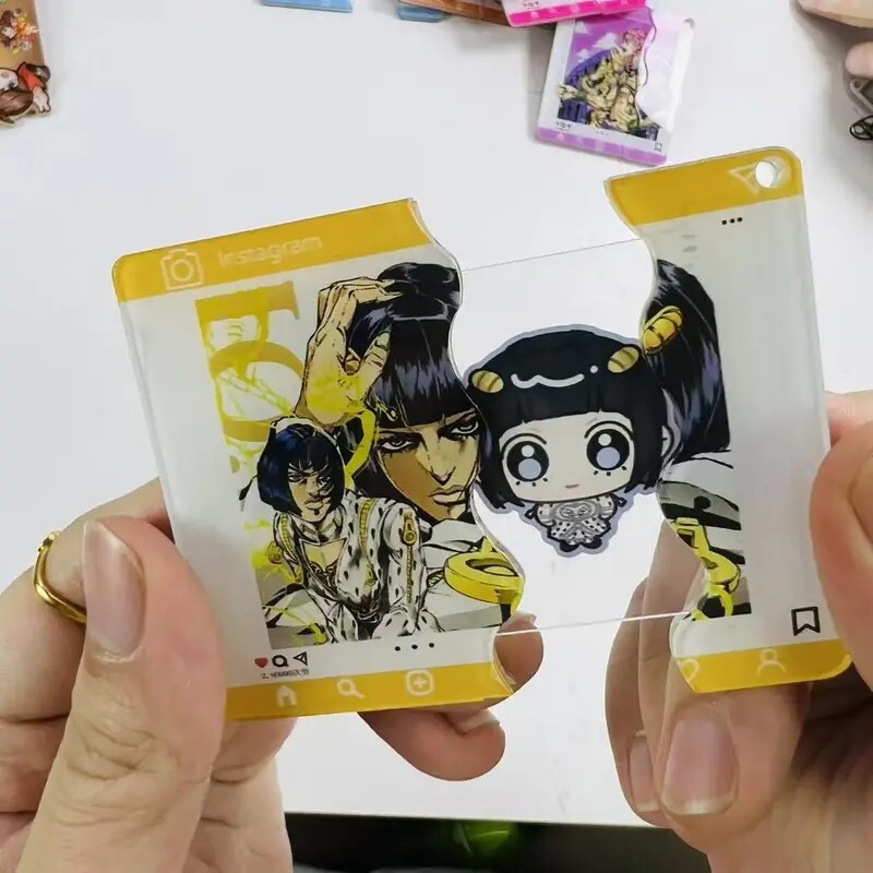 Jojo's Bizarre Adventure Narancia Ghirouno Bocchiarati Anime Peripheral Pull-Out Student Backpack Pendant