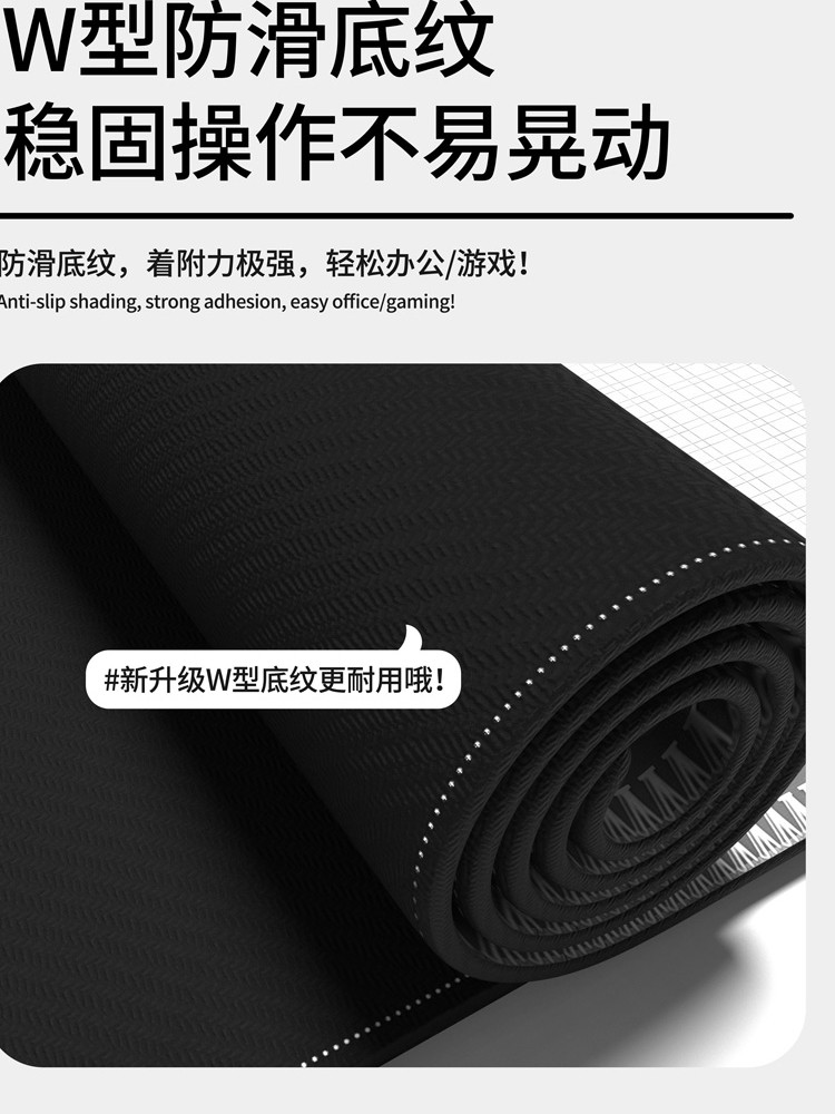 Forerunner Extra Large Gaming E-Sports Desk Mat Mouse Pad Thickened Keyboard Mat for Boys and Girls Computer Office Desk