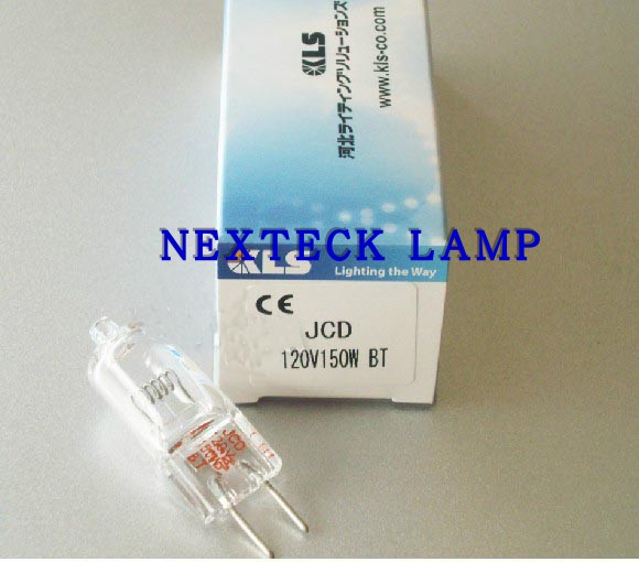 现货原装日本KLS卤素灯泡JCD120V150WBT G6.35光学设备灯强光灯