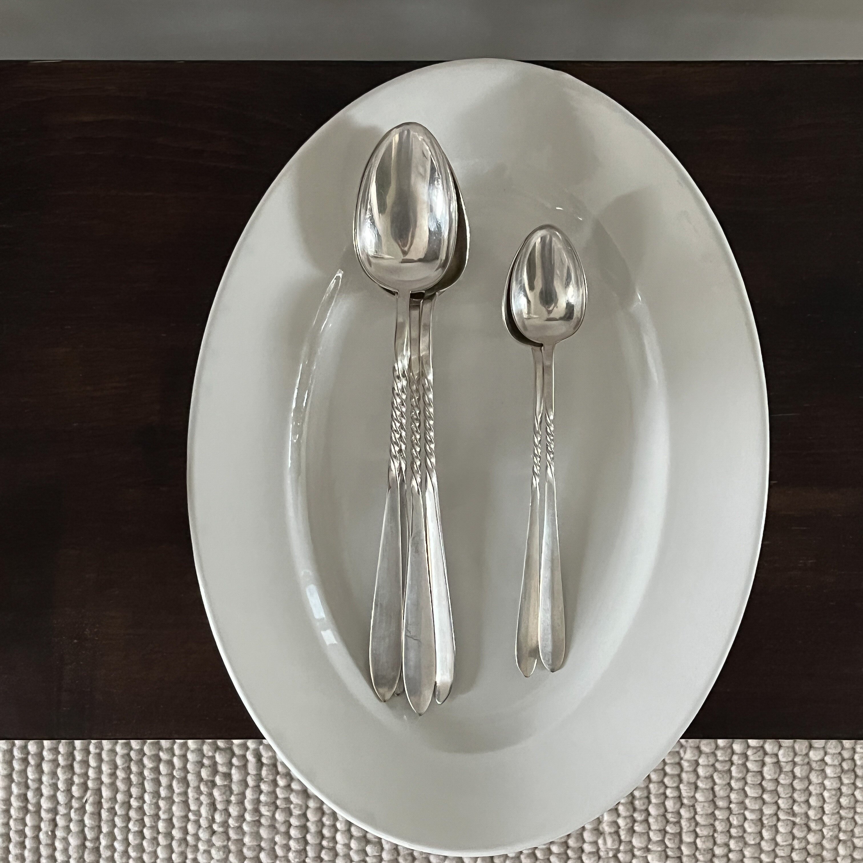 товар из китая dolores antique｜英国古董镀银长勺中古搅拌勺