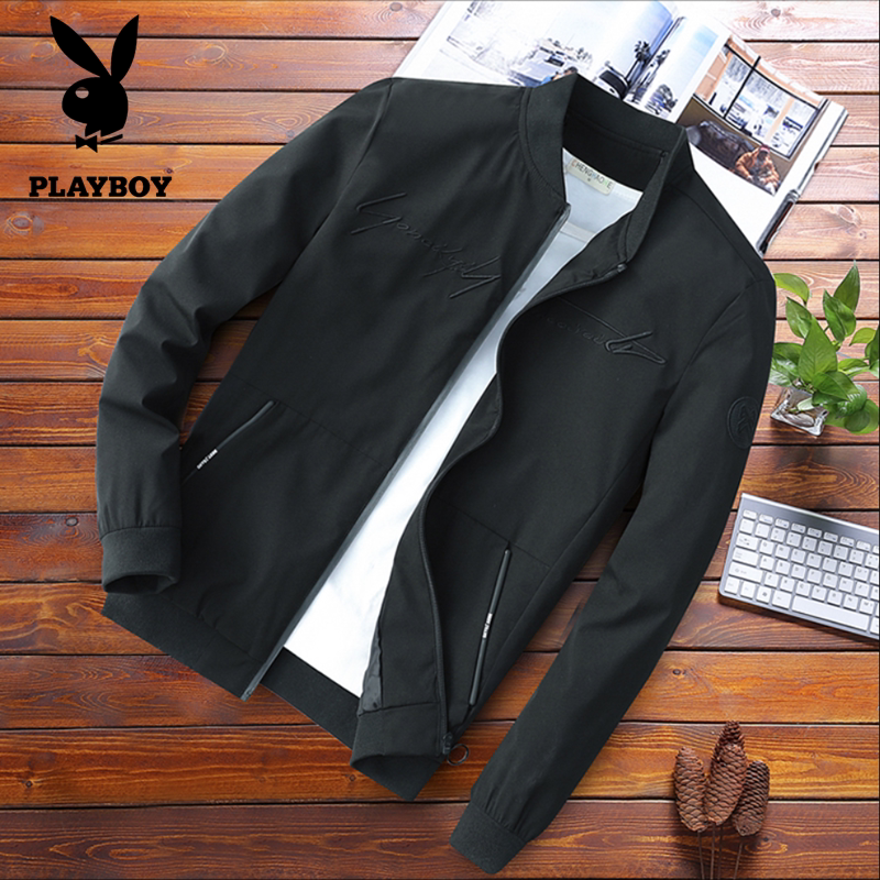 Flowers Playboy 2021 new fall men's jacket jacket jacket autumn fashion trends handsome and casual 100 hitch blouses