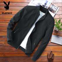 Flowers Playboy 2021 new fall mens jacket jacket jacket autumn fashion trends handsome and casual 100 hitch blouses
