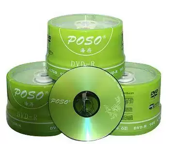 POSO shiny series shiny green shiny blue DVD-R DVD R 16X 50p