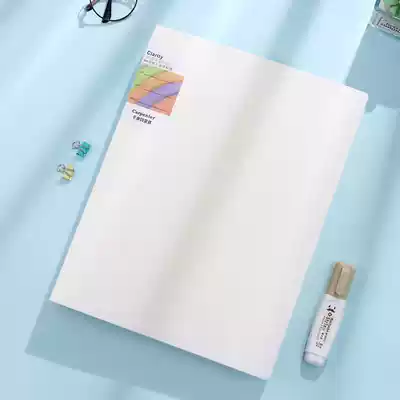 a4 data book transparent insert folder storage bag waterproof students with music score clip paper certificate storage 60 pages