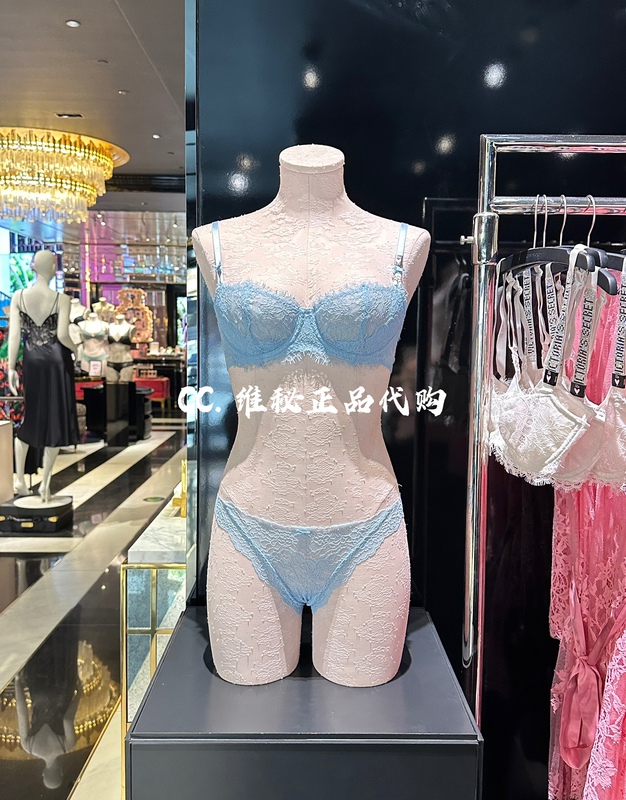 Victoria's Secret's New Floral Lace Eyelash Lace Sexy and Comfortable Bra That Makes Big Breasts Appear Smaller Without Padding