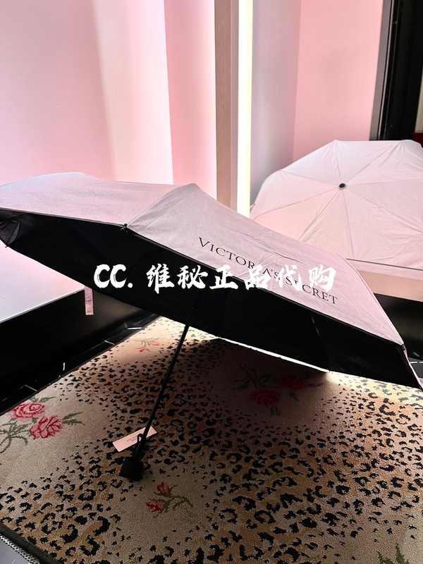 Victoria's Secret Limited Edition Classic Pink Lettered Sun Umbrella