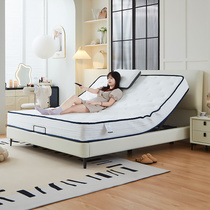 Feimaoshi smart electric leather bed modern simple lift bed light luxury cream style home small apartment double bed