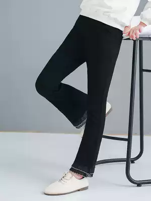 Girls Micro Bell Pants Spring and Autumn 2021 New Korean version of foreign style casual pants