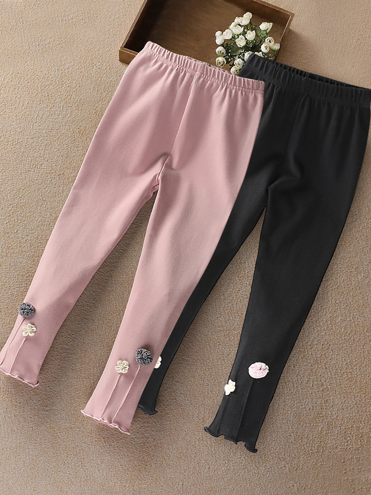 Girls ' inner pants spring and Autumn thin outer wear Foreign school 2021 new cotton children's trousers children's girls pants