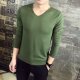 Mens dài tay T-shirt màu tinh khiết siêu mỏng một mảnh áo khoác trẻ chặt chẽ đáy ấm đồ lót mens mùa thu mùa đông mặc.