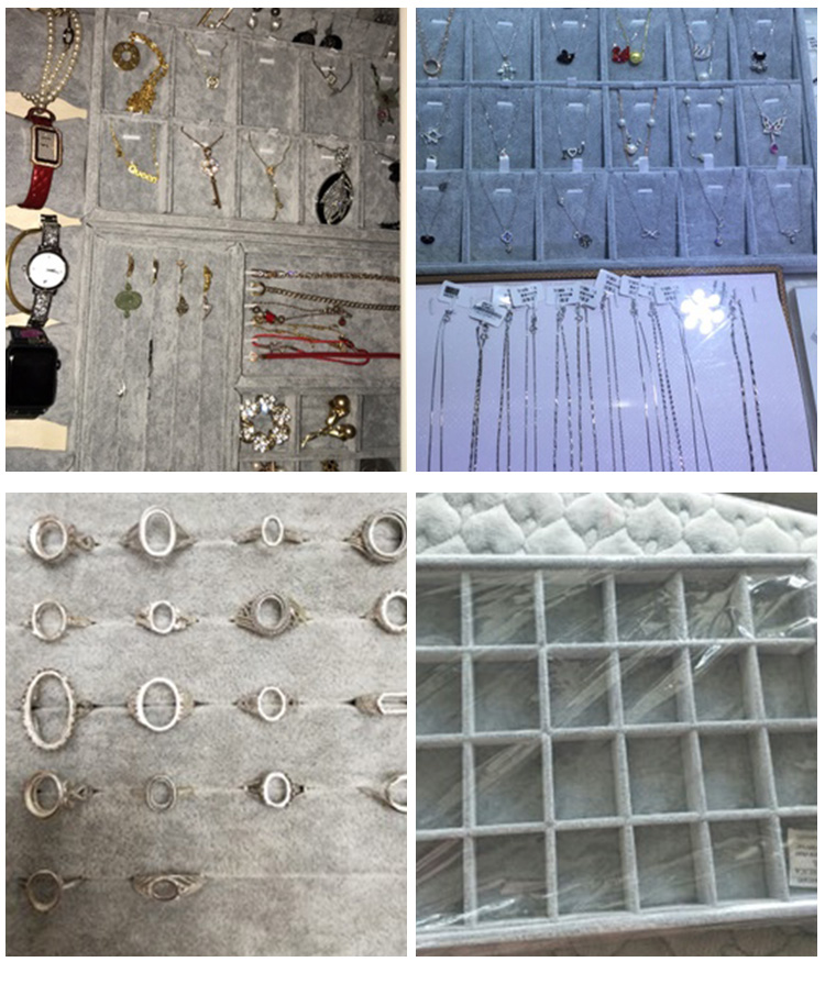 Ice nhung đổ xô đồ trang sức vải dán vải hộp nhung tự dính gắn liền với màn hình hiển thị truy cập sang trọng nhung lót - Vải vải tự làm vải dạ may áo măng tô