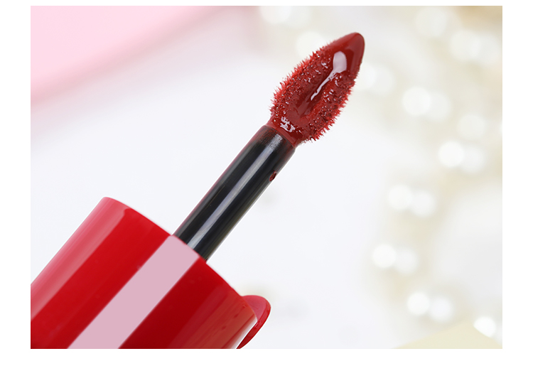 Gemen chubby blush glaze mờ nhung dưỡng ẩm không đánh dấu son môi không thấm nước nhuộm môi dạng lỏng son bóng - Son bóng / Liquid Rouge 	son bóng jellicious	