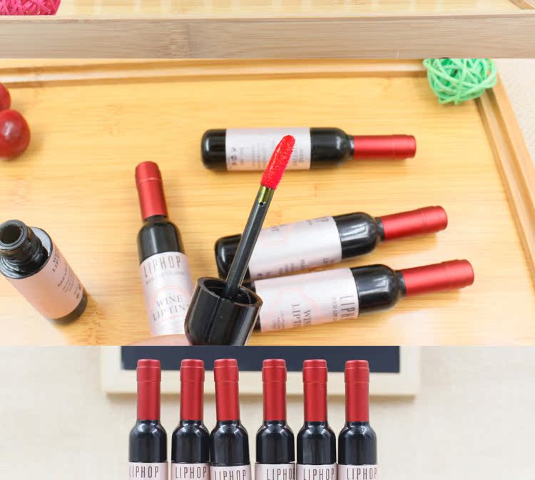 Rượu vang đỏ Hàn Quốc lỏng môi cắn môi trang điểm son môi giữ ẩm lâu bền không dễ tẩy trắng môi nữ sinh viên son bóng - Son bóng / Liquid Rouge 	son bóng etude house	