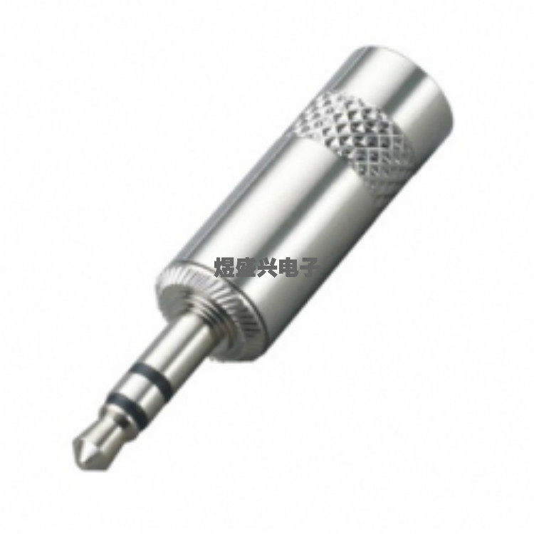 Small three-core 3 5 plug 3 5mm welded joint stereo dual track headphone plug socket