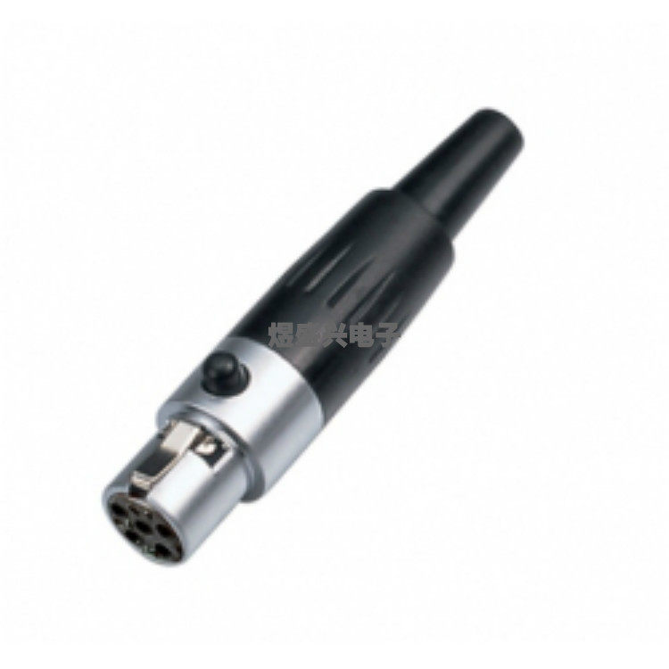Mini XLR Male Mini Caron Micro Canon Male 6 Pin XLR Caron Plug Connector