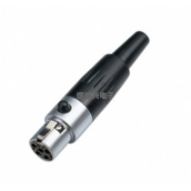 Mini small cannon male mini caron male 6-pin XLR caron plug connector
