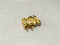 Gold-plated RCA revolution F female English Lotus revolution English F female F head to AV audio to cable TV plug