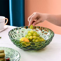 Net red fruit plate home living room coffee table simple modern fruit fruit plate snack plate dish plastic Creative put fruit