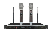 Hetian HTDZ HT-99B Professional True Diversity Dual Handheld Wireless Microphone Performance Meeting