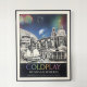 Coldplay exclusive poster frame 61x46cm aluminum alloy solid wood cardboard blank photo frame hanging wall picture frame mounting
