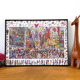 Aluminum Alloy Solid Wood Photo Frame 1000-Piece Times Square Puzzle 70X50 Special Photo Frame