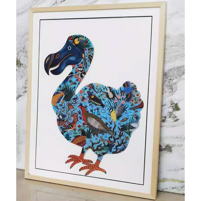 Simple Solid Wood Puzzle Frame for Children, 280-Piece Dinosaur Puzzle, 150-Piece Elephant Puzzle, Special Photo Frame for Irregular-Shaped Puzzles Simple Solid Wood Puzzle Frame for Children, 280-Piece Dinosaur Puzzle, 150-Piece Elephant Puzzle, Special Photo Frame for Irregular-Shaped Puzzles
