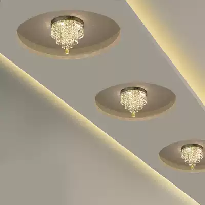 Led Crystal light Chandelier Living room Bedroom Corridor Light Aisle light Entrance Balcony Staircase American European Ceiling light