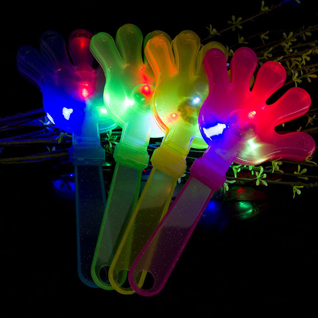 Concert luminous hand clap ຂອງຫຼິ້ນເດັກນ້ອຍຕົບມືໃຫ້ flash clap bar ບັນຍາກາດພັກປະຈໍາປີ props ຂາຍຍົກ