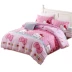 100% cotton một mảnh sinh viên chăn phim hoạt hình bông đơn twill 1.5x200 1.8 giường đôi 200x230 - Quilt Covers 	bộ chăn phao ga gối Quilt Covers