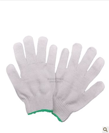 Green side fine yarn gloves Lauprotect abrasion resistant cotton yarn Job gloves protective gloves carrying protective anti-slip and breathable
