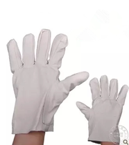 4*4 Thickened fine canvas electric welding labor protection gloves wear-resistant mechanical handling maintenance oil-resistant anti-skid machine repair and dirt-resistant