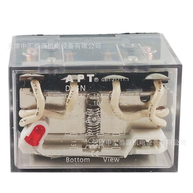 Siemens APT intermediate relay DY4N-AC220V 4CO with lamp transparent current supply