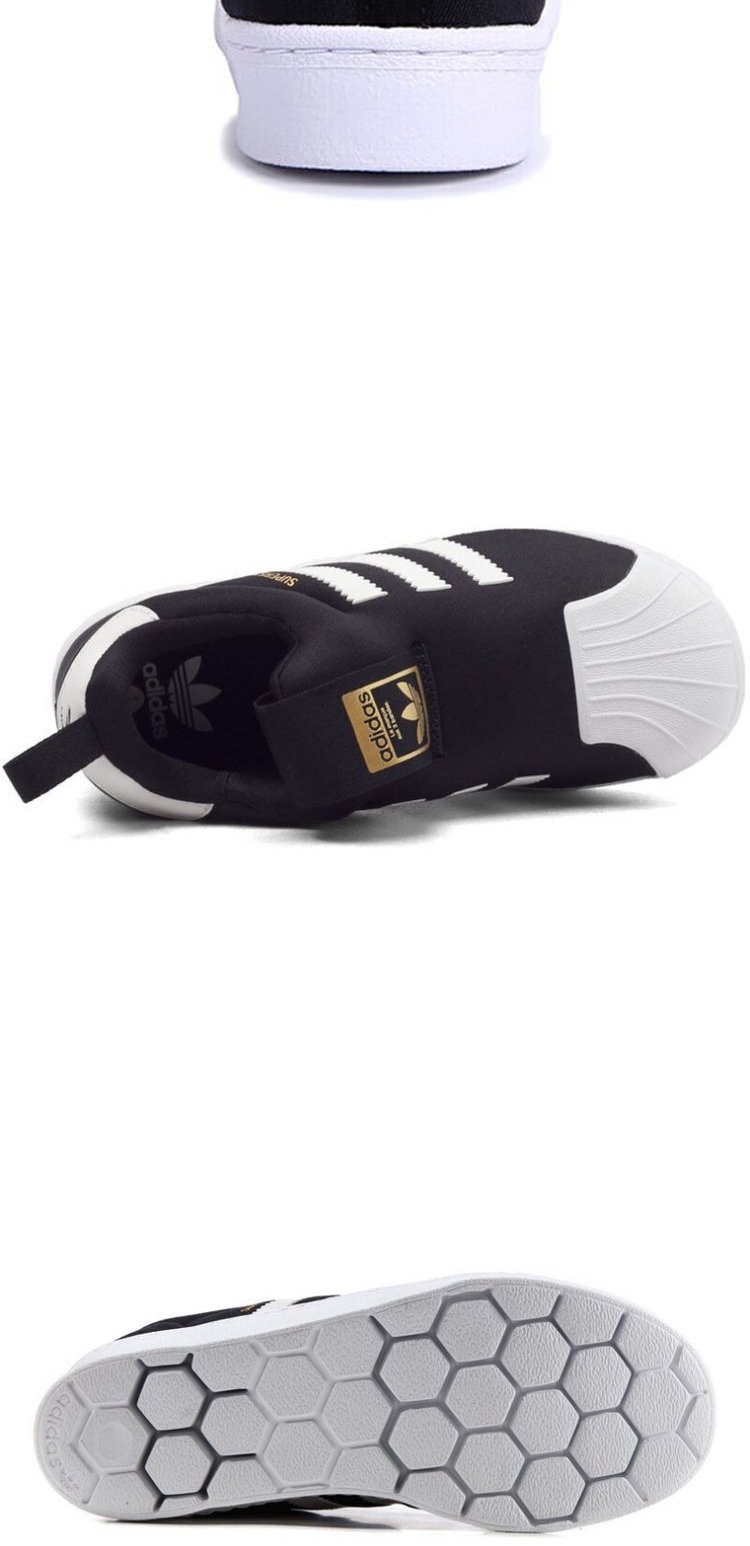 Adidas adidas clover giày trẻ em 19 mùa hè giày thể thao nam vỏ sò mới S32130 - Giày dép trẻ em / Giầy trẻ giày bata trẻ em