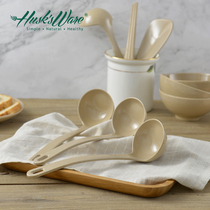 Shells spoon large soup household kitchen rice husk spoon creative Japanese eating spoon long handle set