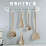 Shell Weijia Семейство с небольшим количеством Gulcation Kitchen Rice Shell Длинная ручка с крючком японской горячей горшкой ложки ложки ложки ложки ложки Пространственные микробы утечка