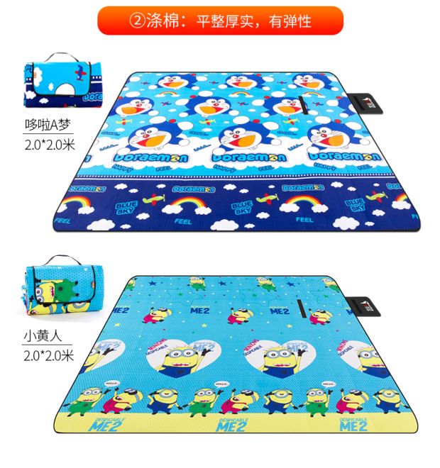 Picnic mat ẩm pad ngoài trời dày dày đi chơi hoang dã mùa xuân du lịch thảm cỏ di động dã ngoại vải mat - Thảm chống ẩm / Mat / Gối khăn trải đi picnic